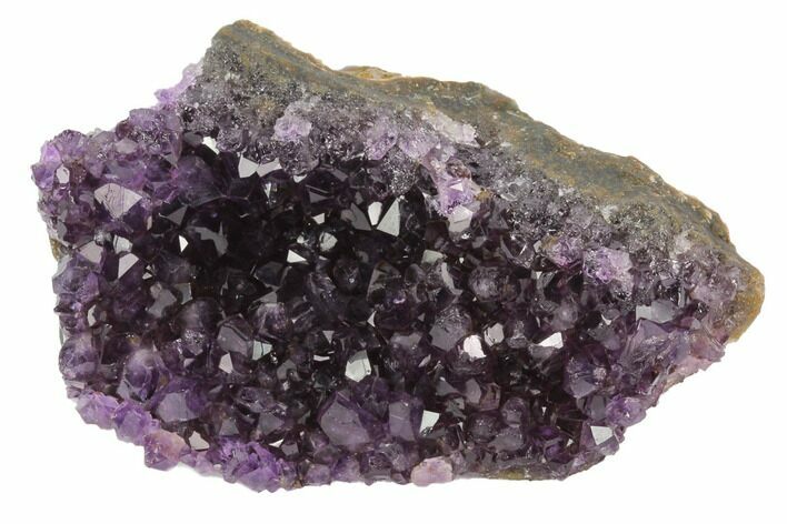 Dark Purple, Amethyst Crystal Cluster - Uruguay #122124